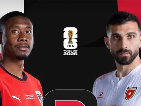 TRỰC TIẾP bóng đá Áo vs Jordan, 11h00 ngày 17/6 - World Cup 2026: Rượt đuổi hấp dẫn?