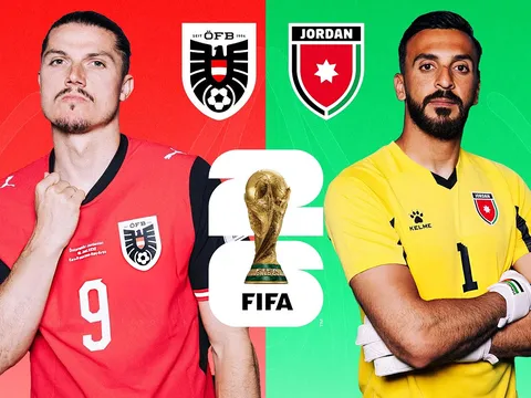 Xem trực tiếp bóng đá Áo vs Jordan ở đâu, kênh nào? Link xem trực tiếp World Cup 2026 trên VTV3 HD