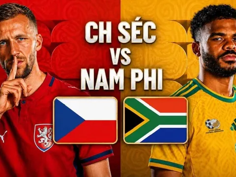 VTV trực tiếp bóng đá CH Séc vs Nam Phi - Link xem trực tiếp World Cup 2026 hôm nay 18/6