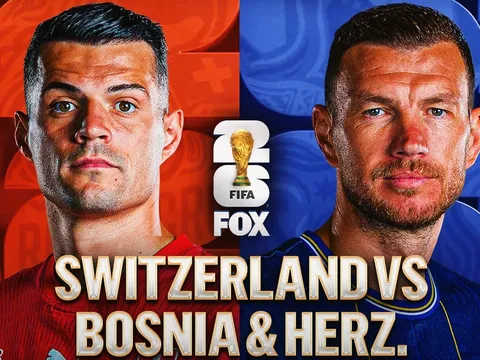 Dự đoán kết quả, tỷ số Thụy Sĩ vs Bosnia 2h00 ngày 19/6 - World Cup 2026: Địa chấn xuất hiện?