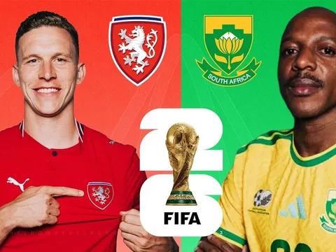 Dự đoán tỷ số, kết quả CH Séc vs Nam Phi, 23h ngày 18/6 - Nhận định bóng đá World Cup 2026: Cuộc chiến sống còn