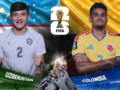 Link xem TRỰC TIẾP bóng đá Colombia vs Uzbekistan ngày 18/6 - VTV6 trực tiếp World Cup 2026 hôm nay