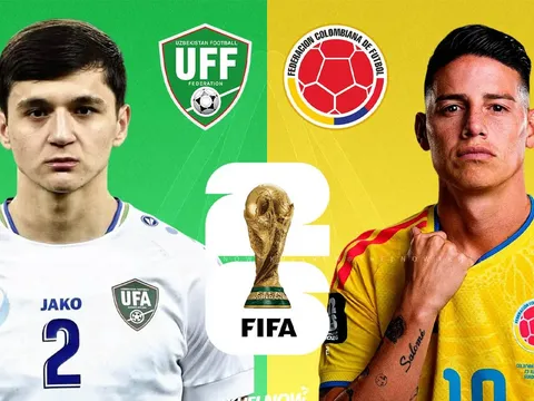 Nhận định bóng đá Uzbekistan vs Colombia, 9h ngày 18/6 : Châu Á thêm 1 lần tạo địa chấn ở World Cup?