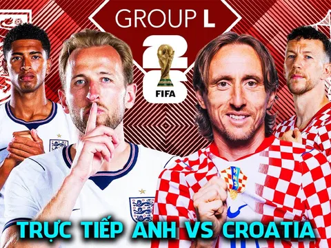 Trực tiếp bóng đá Anh vs Croatia, 3h00 ngày 18/7 - VTV6 trực tiếp World Cup 2026: Harry Kane lập công?