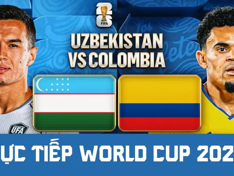 Link xem trực tiếp Uzbekistan vs Colombia hôm nay 18/6 - World Cup 2026: Ronaldo nhận tin dữ trên BXH?
