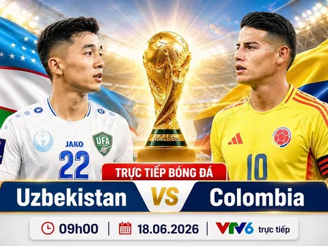 Kết quả bóng đá, tỷ số Uzbekistan vs Colombia - World Cup 2026: Đại diện châu Á gây bất ngờ