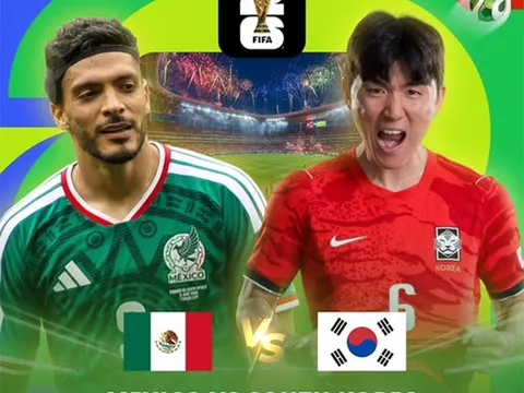 Xem trực tiếp bóng đá Mexico vs Hàn Quốc ở đâu, kênh nào? Link xem trực tiếp World Cup 2026 trên VTV