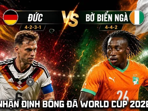 Nhận định bóng đá Đức vs Bờ Biển Ngà 3h ngày 21/6 - World Cup 2026: Chiến thắng nghẹt thở?