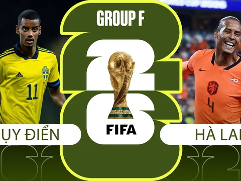 Nhận định, dự đoán tỷ số Hà Lan vs Thụy Điển, 0h ngày 21/6 - World Cup 2026: Van Dijk làm 'khóa chặt' Isak