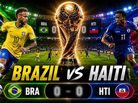Trực tiếp bóng đá Brazil vs Haiti, 7h30 ngày 20/6 - Link xem trực tiếp World Cup 2026 trên VTV3 HD