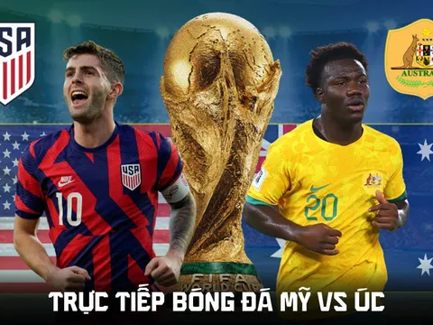 VTV TRỰC TIẾP bóng đá Mỹ vs Úc 2h ngày 20/6 - Link xem trực tiếp World Cup 2026 hôm nay 20/6