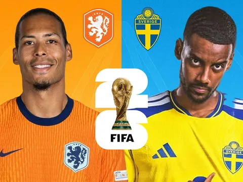 Xem trực tiếp bóng đá Hà Lan vs Thụy Điển ở đâu, kênh nào? Link xem World Cup 2026 trên VTV6 FULL HD