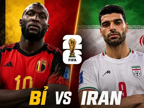 VTV trực tiếp bóng đá Bỉ vs Iran - Link xem trực tiếp World Cup 2026 hôm nay 22/6
