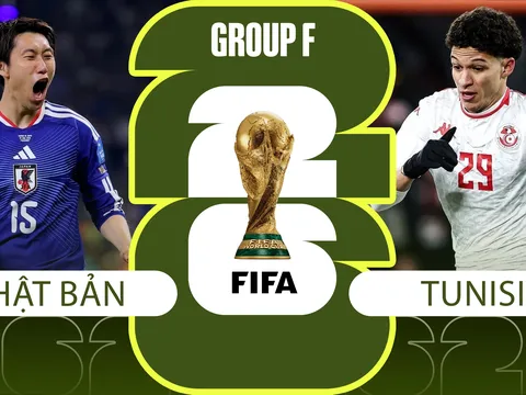Kết quả bóng đá Nhật Bản vs Tunisia hôm nay 21/6 - World Cup 2026: Đại diện châu Á 'vùi dập' đối thủ