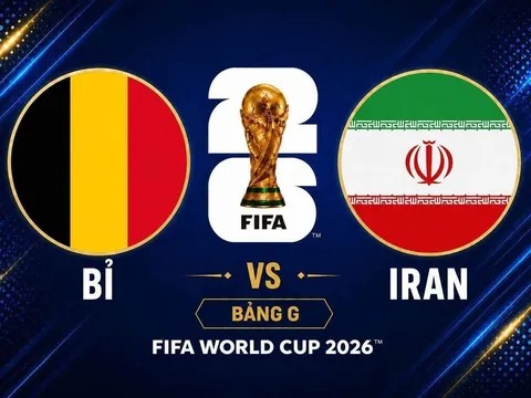Dự đoán kết quả, tỷ số Bỉ vs Iran - World Cup 2026: Siêu máy tính cho nhận định gây chấn động
