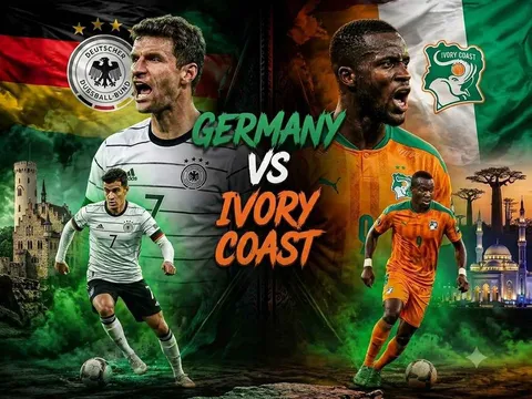 Trực tiếp bóng đá Đức vs Bờ Biển Ngà, 3h ngày 21/6 - Link xem trực tiếp World Cup 2026 trên VTV6 HD