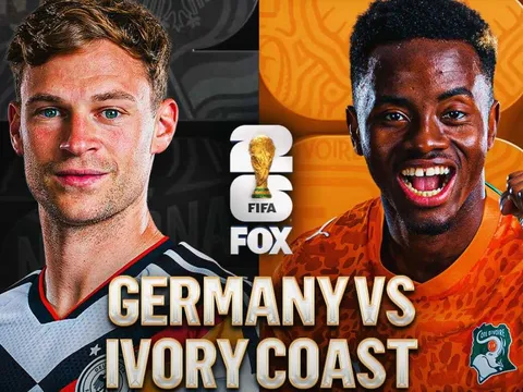 Link xem trực tiếp bóng đá Đức vs Bờ Biển Ngà 3h ngày 21/6 - VTV6 trực tiếp World Cup 2026 hôm nay