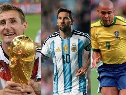Top 10 cầu thủ vĩ đại nhất lịch sử World Cup: Ronaldo bị gạch tên; Messi vẫn đứng sau 1 người