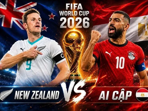 VTV trực tiếp bóng đá New Zealand vs Ai Cập - Link xem trực tiếp World Cup 2026 hôm nay 22/6