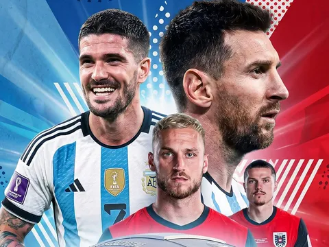 TRỰC TIẾP bóng đá Argentina vs Áo, 00h00 ngày 23/6 - Link xem World Cup 2026 trên VTV6, VTV3