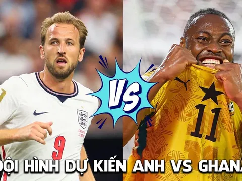 Dự đoán đội hình Anh vs Ghana, 3h00 ngày 24/6 - Nhận định bóng đá World Cup 2026 hôm nay