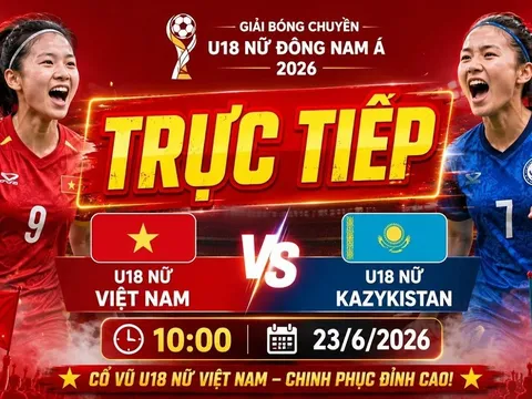 Kết quả bóng chuyền nữ Việt Nam vs Kyrgyzstan - Kết quả bóng chuyền U18 Đông Nam Á hôm nay 23/6