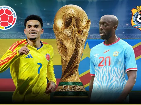Dự đoán tỷ số CHDC Congo vs Colombia, 9h ngày 24/6 - Nhận định bóng đá World Cup 2026