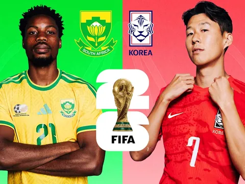 Nhận định Nam Phi vs Hàn Quốc 08h00 ngày 25/6 - World Cup 2026: Son Heung-min quyết đưa Hàn Quốc vào vòng 32 đội