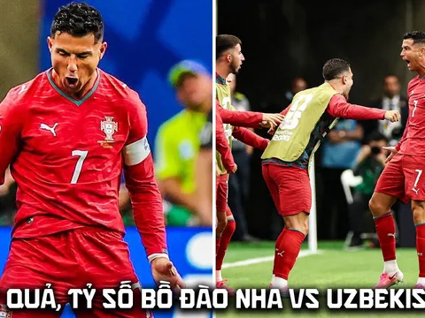 Kết quả, tỷ số Bồ Đào Nha vs Uzbekistan hôm nay 24/6 - World Cup 2026: Ronaldo thiết lập siêu kỷ lục
