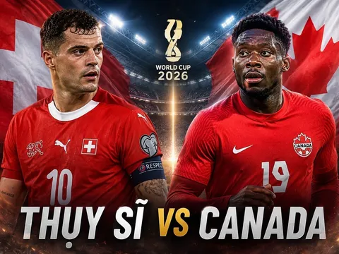 Dự đoán kết quả, tỷ số Thụy Sĩ vs Canada - World Cup 2026: Siêu máy tính hạ thấp chủ nhà