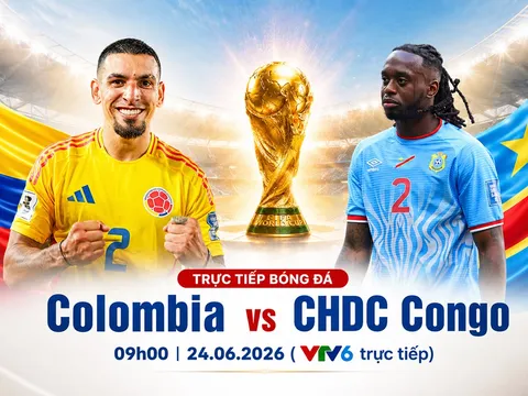Xem trực tiếp bóng đá CHDC Congo vs Colombia ở đâu, kênh nào? Link xem trực tiếp World Cup 2026 HD