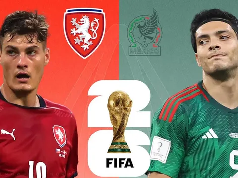 Kết quả, tỷ số CH Séc vs Mexico hôm nay 25/6 - World Cup 2026: Cựu vua phá lưới EURO gây sốt