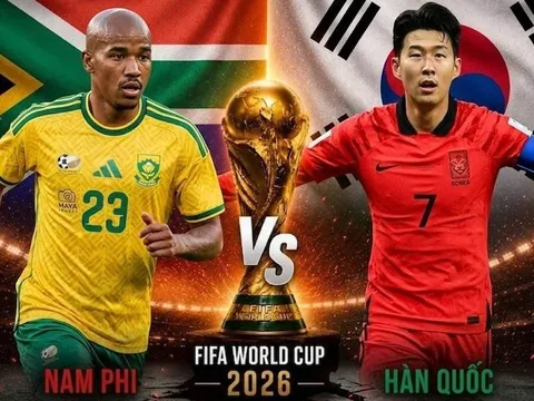 Kết quả, tỷ số Nam Phi vs Hàn Quốc hôm nay 25/6 - World Cup 2026: Đẳng cấp ông lớn châu Á lên tiếng