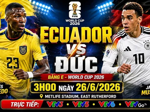 Kết quả bóng đá Ecuador vs Đức - World Cup 2026: Moises Caicedo gây sốt, Cỗ xe tăng gục ngã