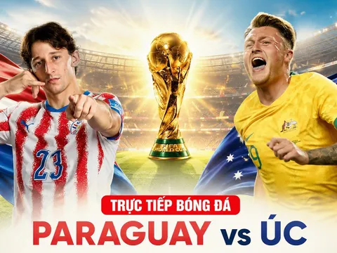 Link xem TRỰC TIẾP bóng đá Paraguay vs Úc 09h00 ngày 26/6 - VTV trực tiếp World Cup 2026 hôm nay