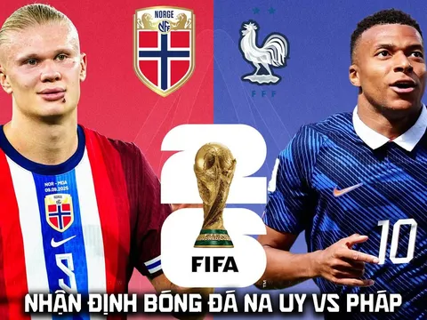 Nhận định bóng đá Na Uy vs Pháp 2h ngày 27/6 - World Cup 2026: Mbappe - Haaland so tài đỉnh cao