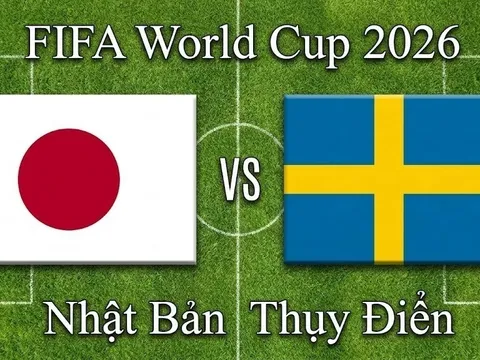 VTV2, VTVgo TRỰC TIẾP bóng đá Nhật Bản vs Thụy Điển hôm nay 26/6 - Link xem trực tiếp World Cup 2026 mới nhất