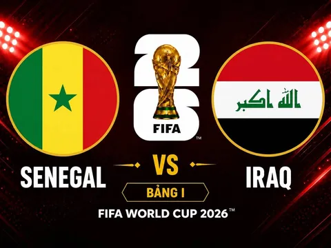Link xem TRỰC TIẾP bóng đá Senegal vs Iraq 02h00 ngày 27/6 - VTV trực tiếp World Cup 2026 hôm nay