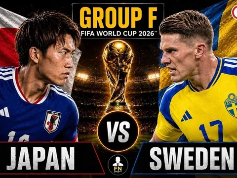 Xem trực tiếp bóng đá Nhật Bản vs Thụy Điển ở đâu, kênh nào? Link xem trực tiếp World Cup 2026 HD