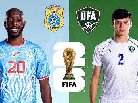 Dự đoán tỷ số CHDC Congo vs Uzbekistan 6h30 ngày 28/6 - Nhận định bóng đá World Cup 2026
