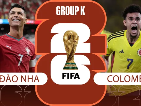 Nhận định bóng đá, dự đoán tỷ số Colombia vs Bồ Đào Nha 06h30 ngày 28/6 - World Cup 2026: Ronaldo ‘đại chiến’ Luis Diaz