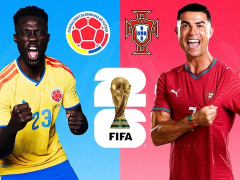 Kết quả bóng đá Colombia vs Bồ Đào Nha - World Cup 2026: Ronaldo chạm trán 'thú dữ' ở vòng 1/32