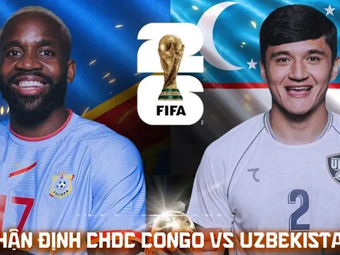 Nhận định bóng đá CHDC Congo vs Uzbekistan, 6h30 ngày 28/6 - World Cup 2026: Khusanov rực sáng