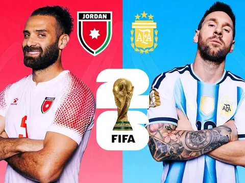 Trực tiếp bóng đá Jordan vs Argentina, 9h ngày 28/6 - Link xem trực tiếp World Cup 2026 trên VTV3 HD