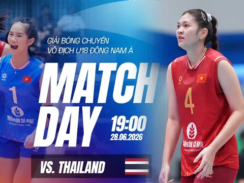 Xem TRỰC TIẾP bóng chuyền nữ Việt Nam đấu Thái Lan ở đâu, kênh nào? Link xem bóng chuyền U18 Đông Nam Á 2026