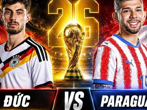 Nhận định bóng đá, dự đoán tỷ số Đức vs Paraguay 03h30 ngày 30/6 - World Cup 2026: Kai Havertz tỏa sáng?