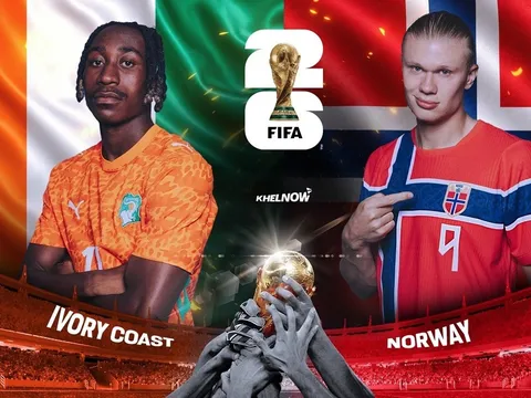 Dự đoán tỷ số, kết quả Bờ Biển Ngà vs Na Uy 0h ngày 1/7 - World Cup 2026: Haaland hạ gục Voi chiến