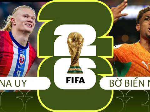 Nhận định bóng đá, dự đoán tỷ số Bờ Biển Ngà vs Na Uy - World Cup 2026: Erling Haaland 'đại chiến' Amad Diallo