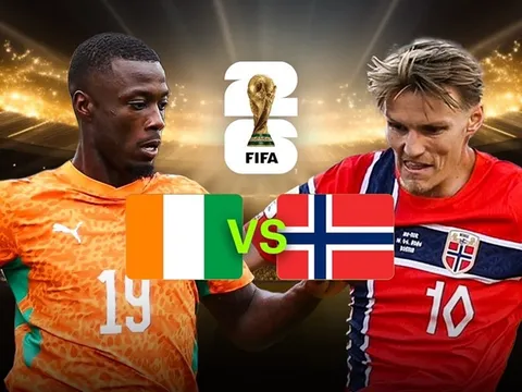 Trực tiếp bóng đá Bờ Biển Ngà vs Na Uy, 0h ngày 1/7 - Link xem trực tiếp World Cup 2026 trên VTV6 HD