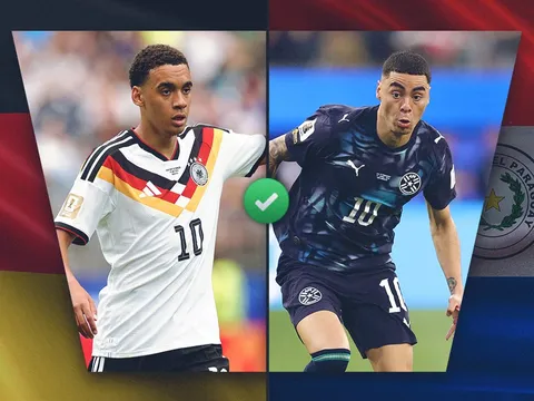 Trực tiếp bóng đá Đức vs Paraguay, 3h30 ngày 30/6 - Link xem trực tiếp World Cup 2026 trên VTV6 HD
